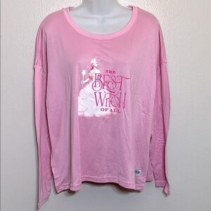 Universal Pink Long Sleeve Boxy Tee